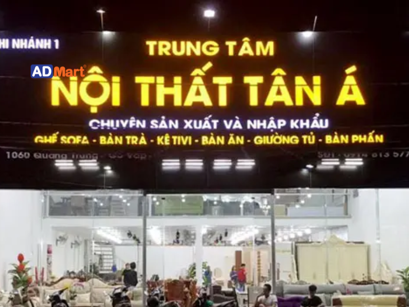 Vai trò của bảng hiệu showroom nội thất 