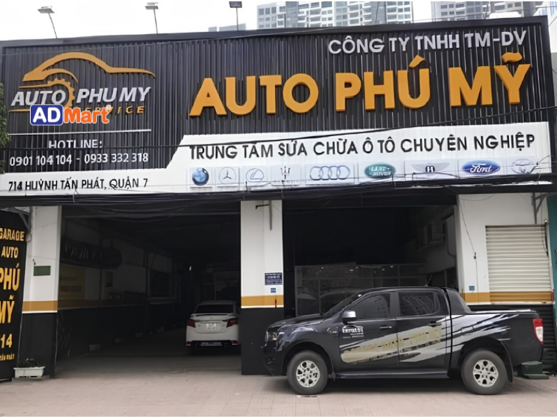 Bảng hiệu showroom ô tô là gì?