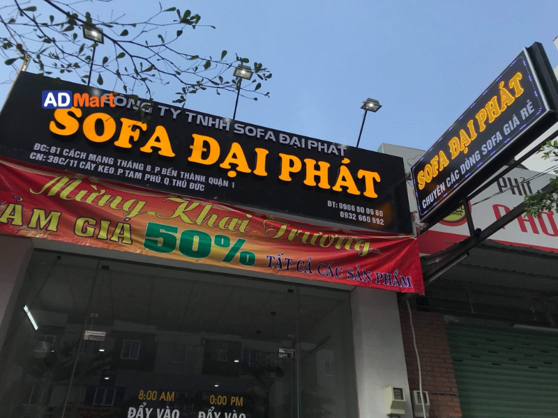 Bảng hiệu sofa là gì?