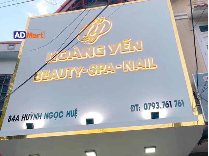 Khi lựa chọn bảng hiệu spa hộp đèn cần lưu ý những gì?
