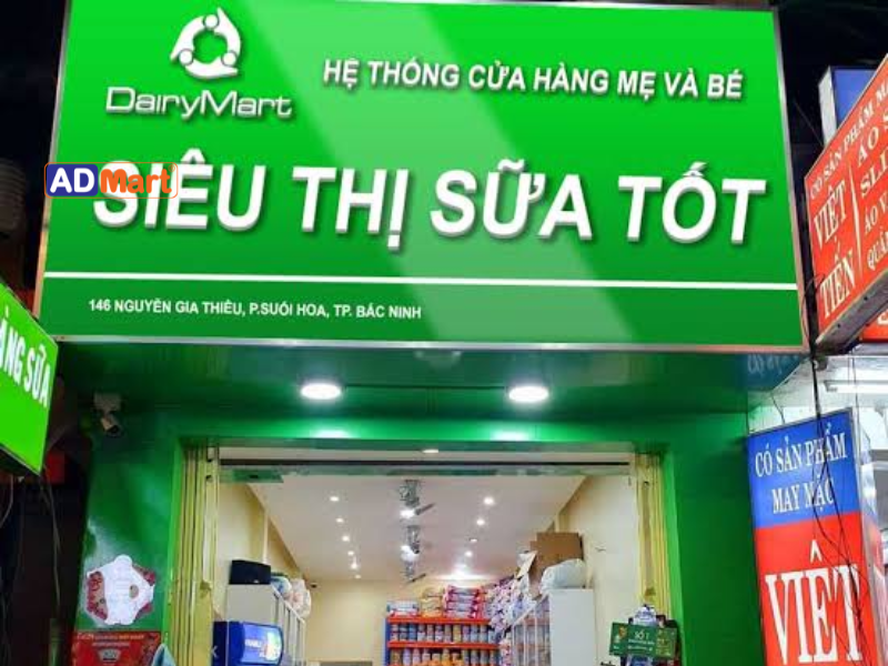 Bảng hiệu sữa: Gợi ý vật liệu, mẫu phổ biến và kinh nghiệm lựa chọn