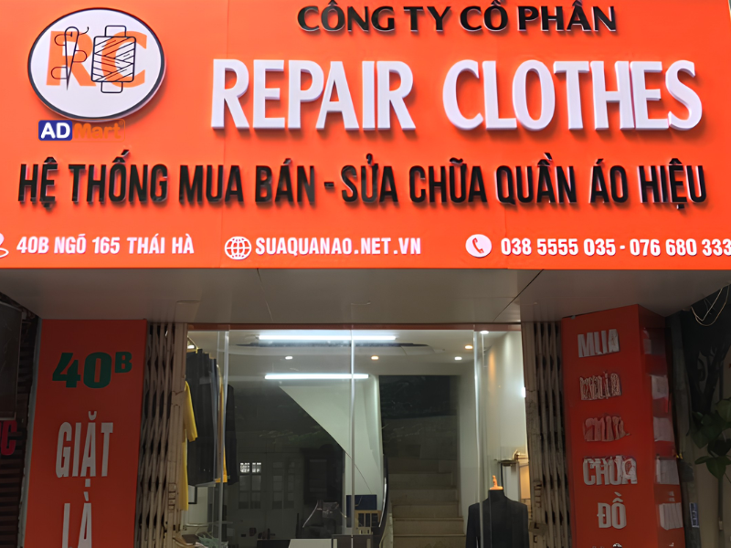 Bảng hiệu sửa quần áo là gì? Một số lưu ý khi lựa chọn