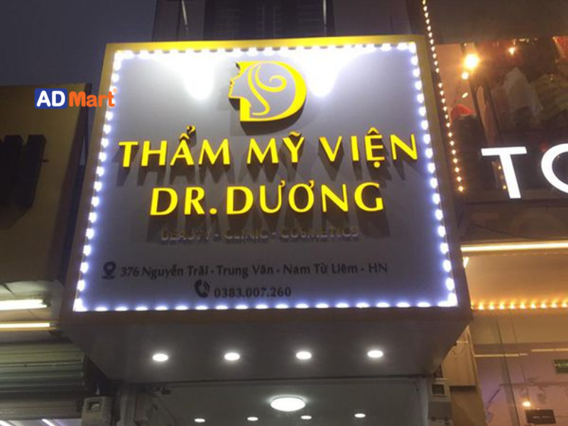 Bảng hiệu thẩm mỹ viện đẹp cần những tiêu chí nào?