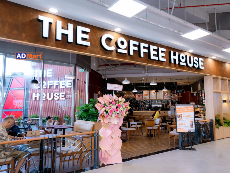 Phân tích chất liệu làm bảng hiệu The Coffee House