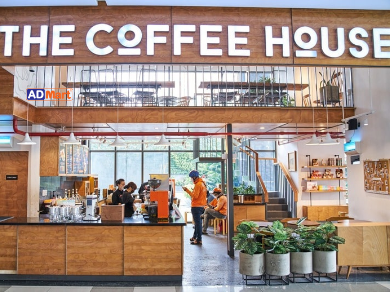 Bảng hiệu trong nhà The Coffee House