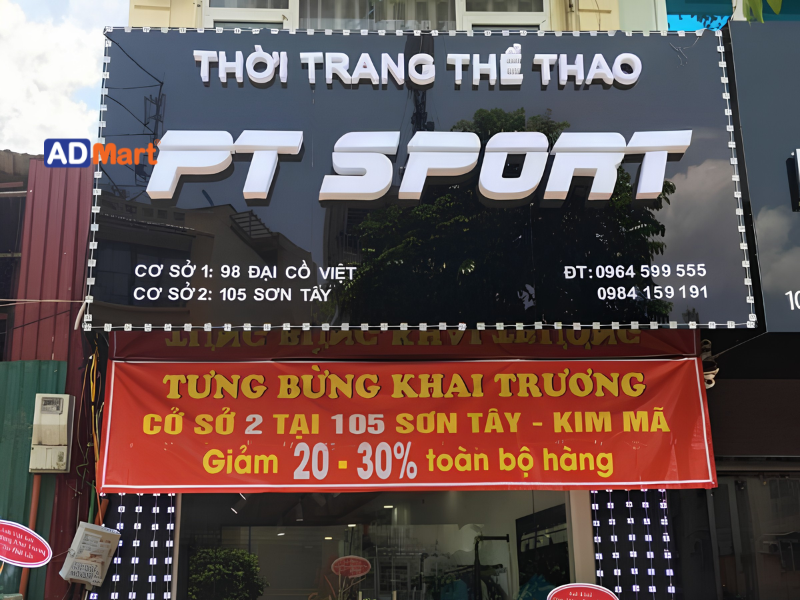 Vì sao bảng hiệu thể thao đóng vai trò quan trọng trong kinh doanh?