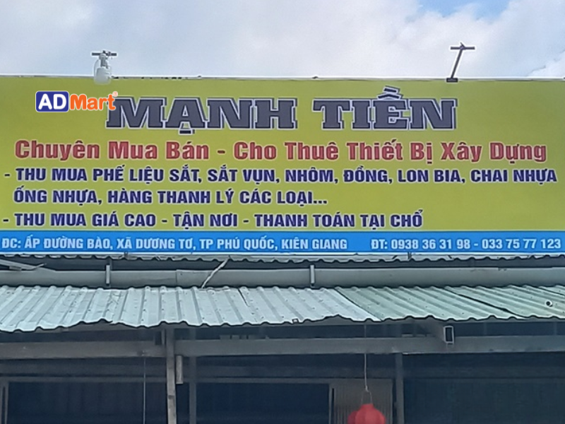 Bảng hiệu thu mua phế liệu là gì?