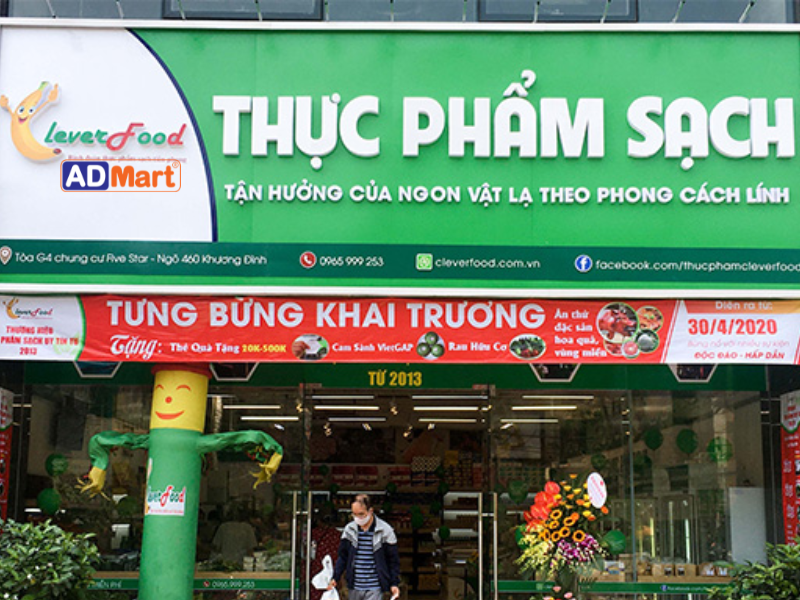 Bảng hiệu thực phẩm: Các lựa chọn vật liệu phổ biến hiện nay