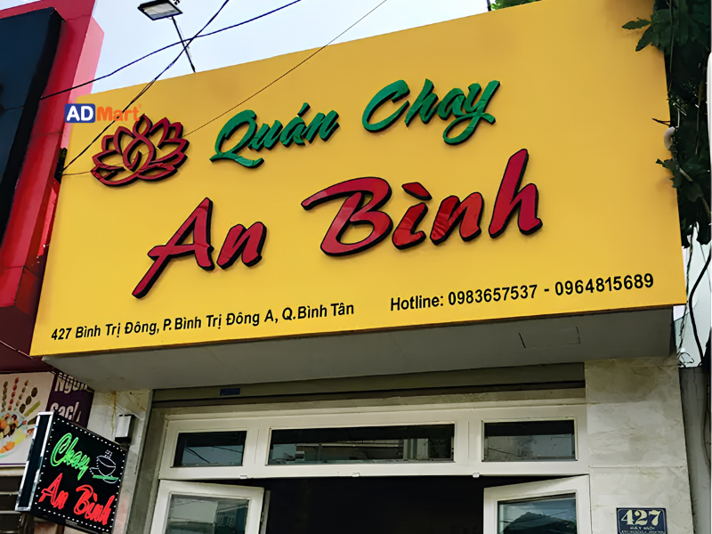 Một số lưu ý khi lựa chọn bảng hiệu