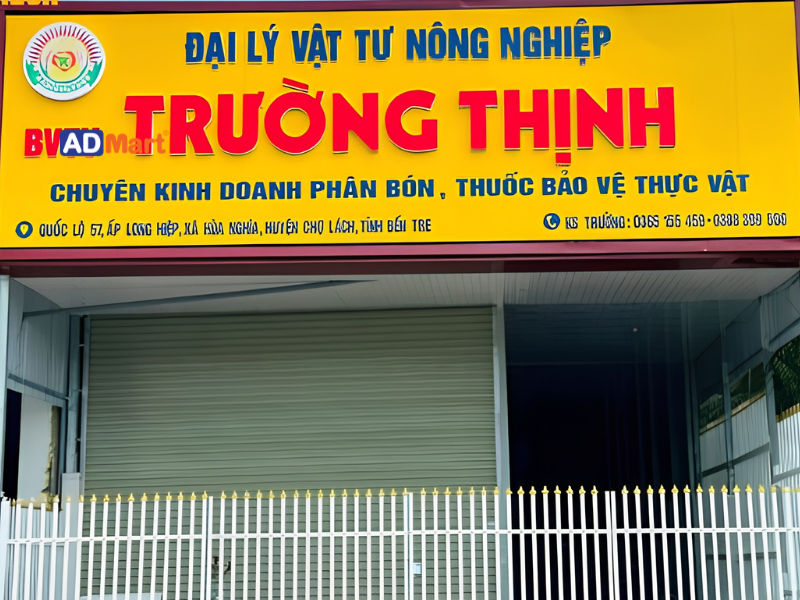 Những tiêu chí quan trọng khi thiết kế bảng hiệu thuốc bảo vệ thực vật