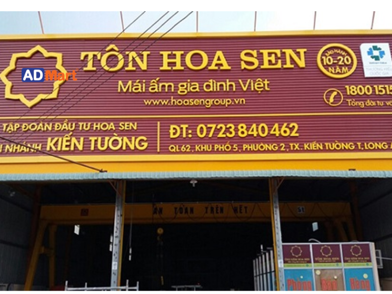 Bảng hiệu Tôn Hoa Sen là gì?
