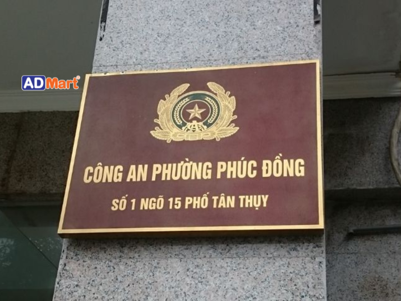 Bí quyết làm bảng hiệu trụ sở công an bền đẹp, tiết kiệm chi phí
