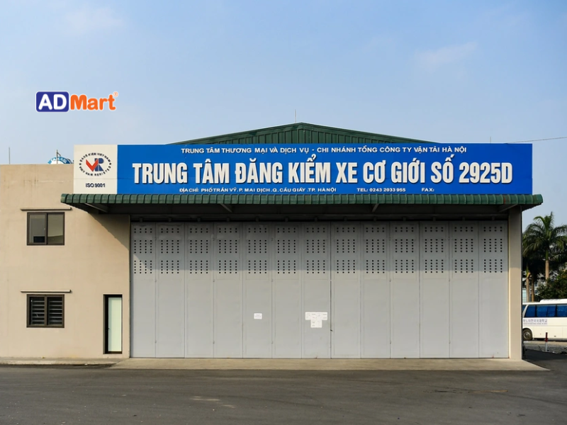 Vai trò của bảng hiệu trung tâm đăng kiểm