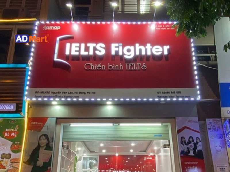Bảng hiệu trung tâm IELTS là gì?