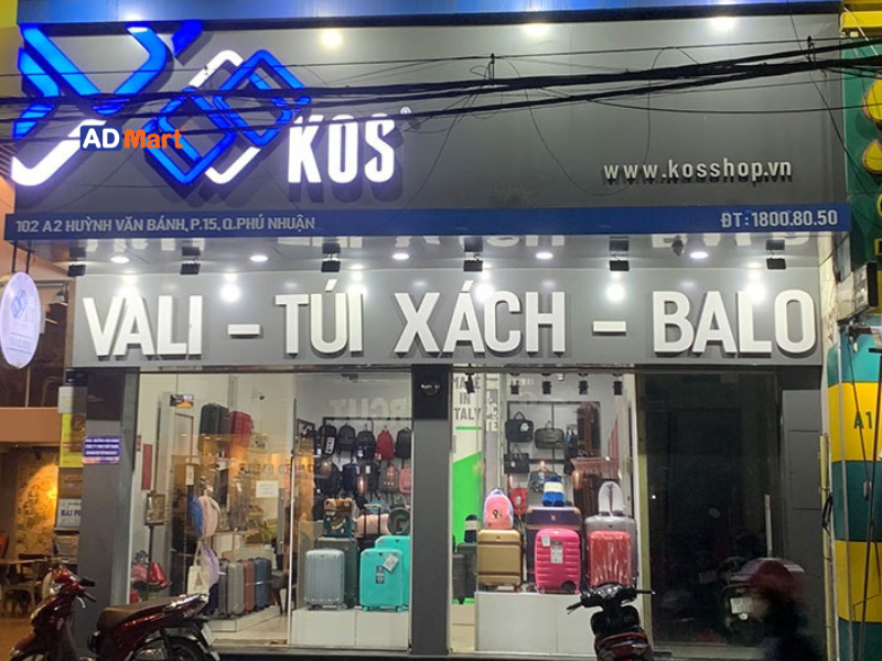 Xu hướng sử dụng bảng hiệu túi xách hiện nay