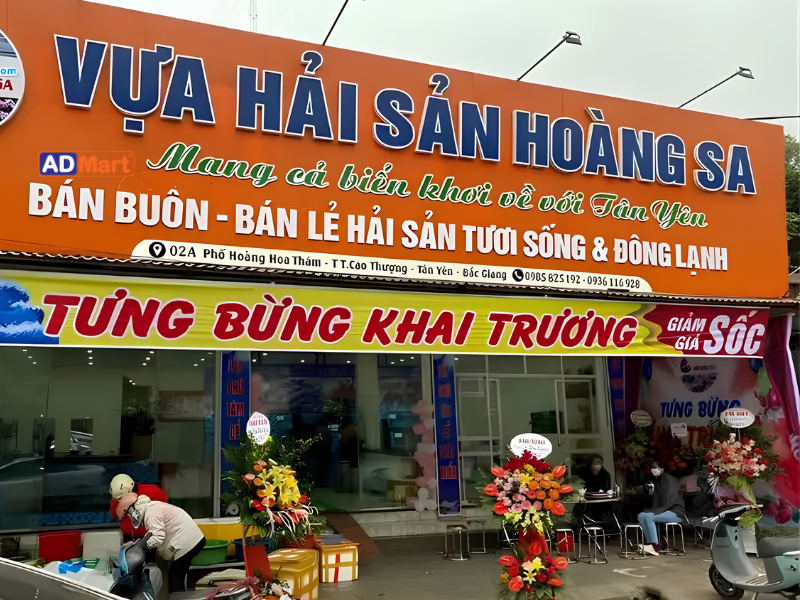 Tầm quan trọng của bảng hiệu hải sản