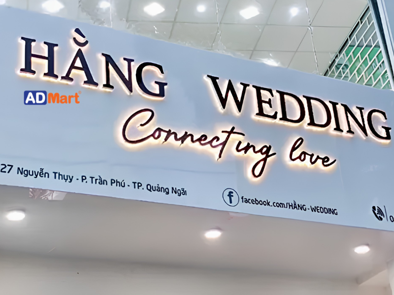 Một số mẫu bảng hiệu wedding được ưa chuộng hiện nay