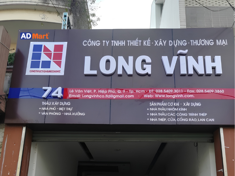 Bảng hiệu xây dựng là gì? Các loại bảng hiệu xây dựng
