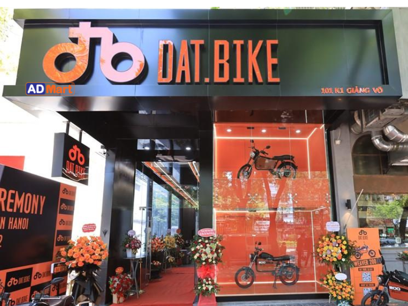 Bảng hiệu xe điện Đạt Bike