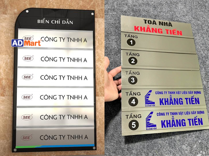 Biển chỉ dẫn công ty là gì?