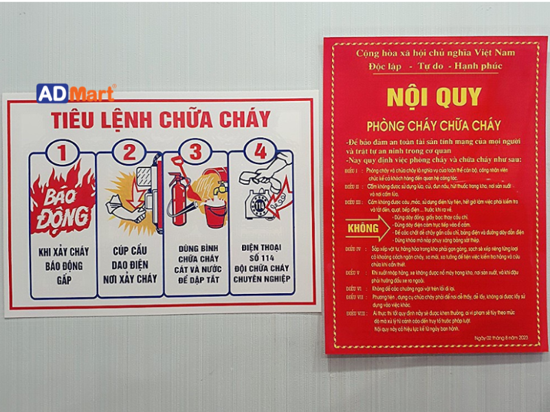 Biển chỉ dẫn PCCC là gì?