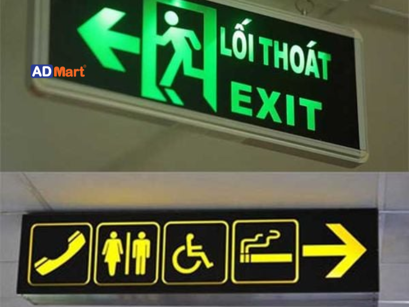 Ưu điểm của biển chỉ dẫn lối thoát hiểm