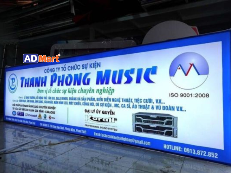 Các loại biển hiệu hộp đèn phổ biến hiện nay