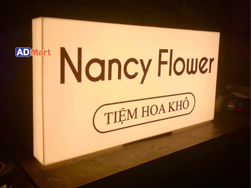 Biển hộp đèn LED mica là gì? Những lưu ý khi lựa chọn biển hộp đèn LED mica
