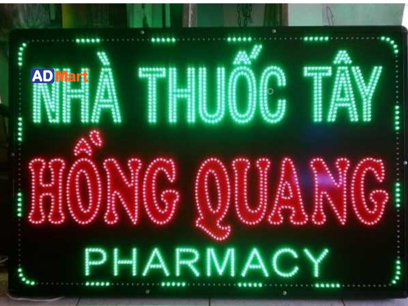 Tiêu chí lựa chọn biển LED nhà thuốc phù hợp