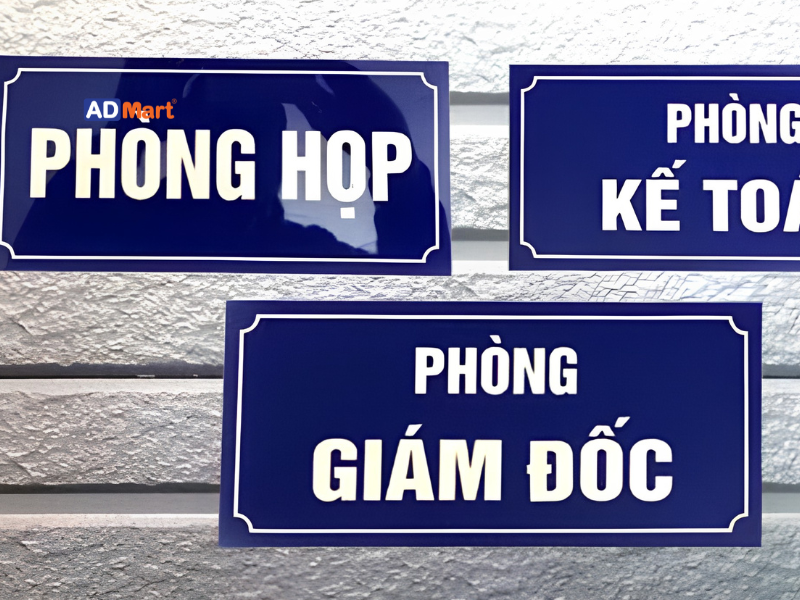 Biển Phòng Ban Alu Bền Đẹp Mềm Đa Dạng Cho Văn Phòng