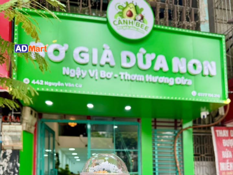 Những vật tư phổ biến để làm biển quảng cáo bơ già dừa non