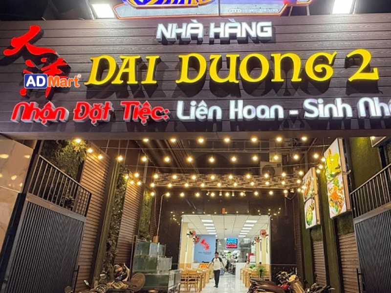 Tiêu chí lựa chọn vật tư cho biển quảng cáo đẹp cho nhà hàng 