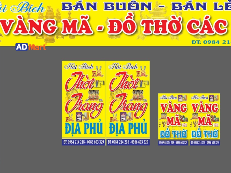 Những tiêu chí thiết kế biển quảng cáo hàng mã đẹp
