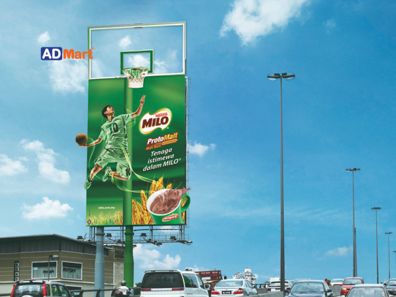 Yếu tố nhận diện quan trọng nhất của biển quảng cáo Milo
