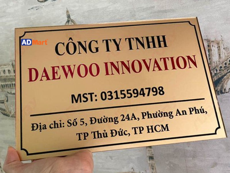 Tại sao doanh nghiệp cần làm biển tên công ty?