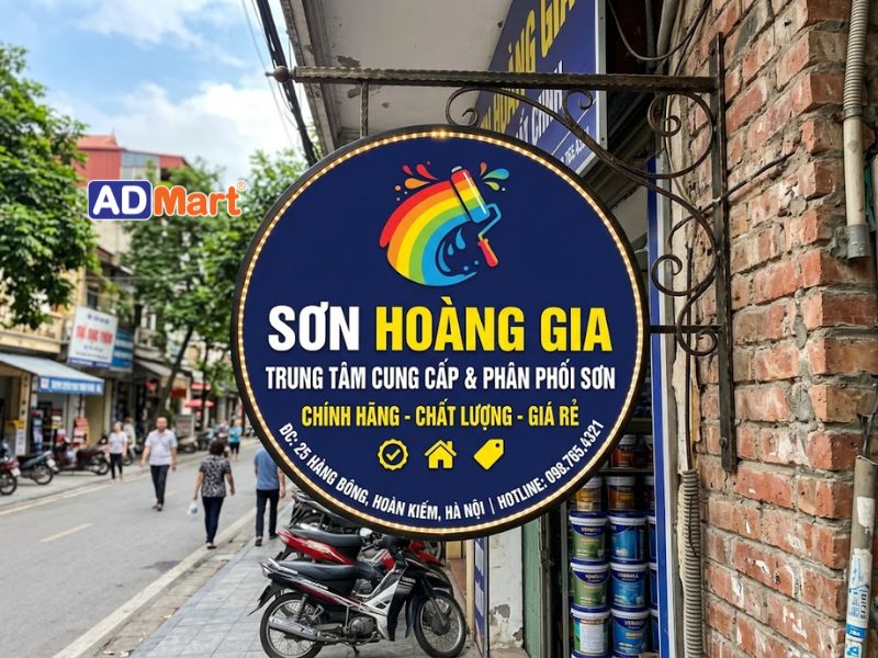 Biển vẫy cửa hàng sơn là gì? Các mẫu biển vẫy cửa hàng sơn được ưa chuộng hiện nay