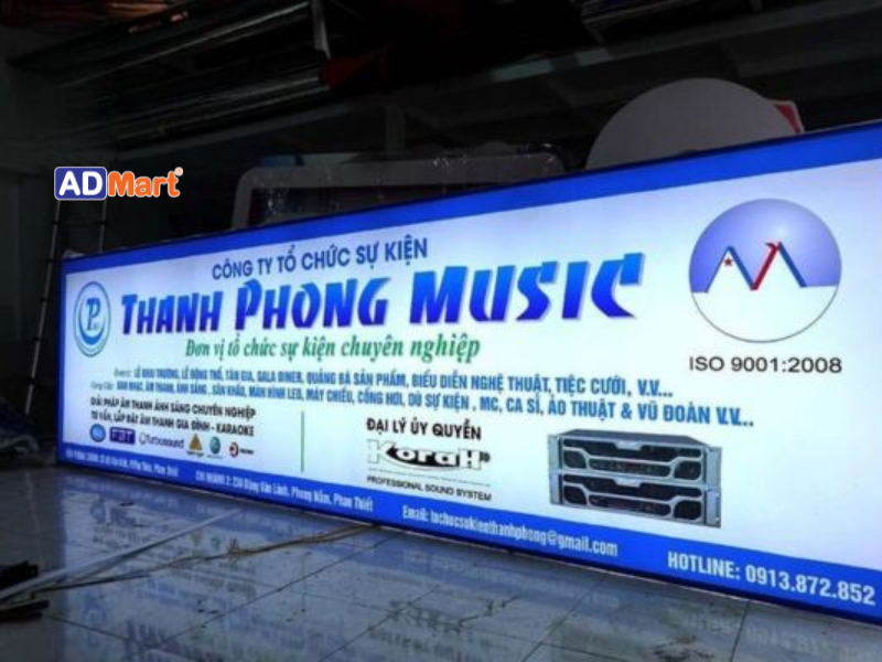 Các mẫu bảng hiệu đẹp hộp đèn được ưa chuộng hiện nay