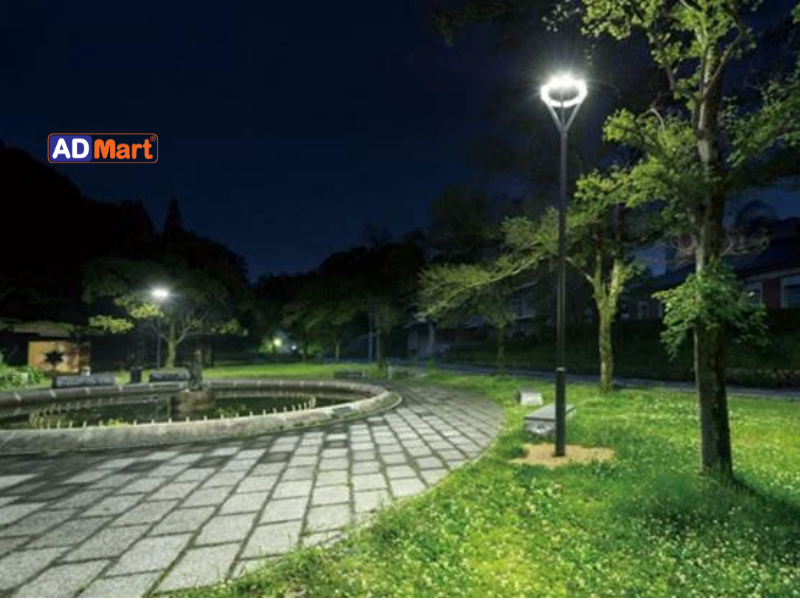 Đèn chiếu cây công viên ngoài trời bền đẹp, chiếu sáng hiệu quả