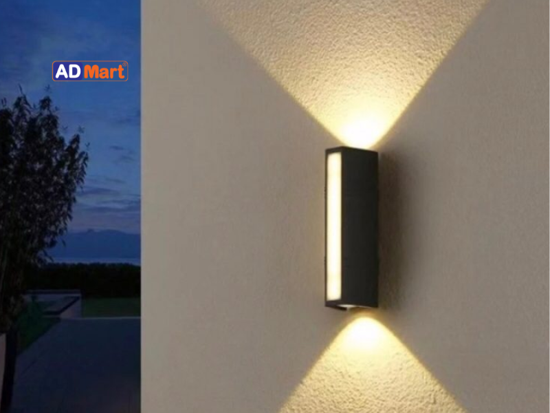 Đèn gắn tường ngoài trời 2 đầu: Chiếu sáng và tạo điểm nhấn cho công trình