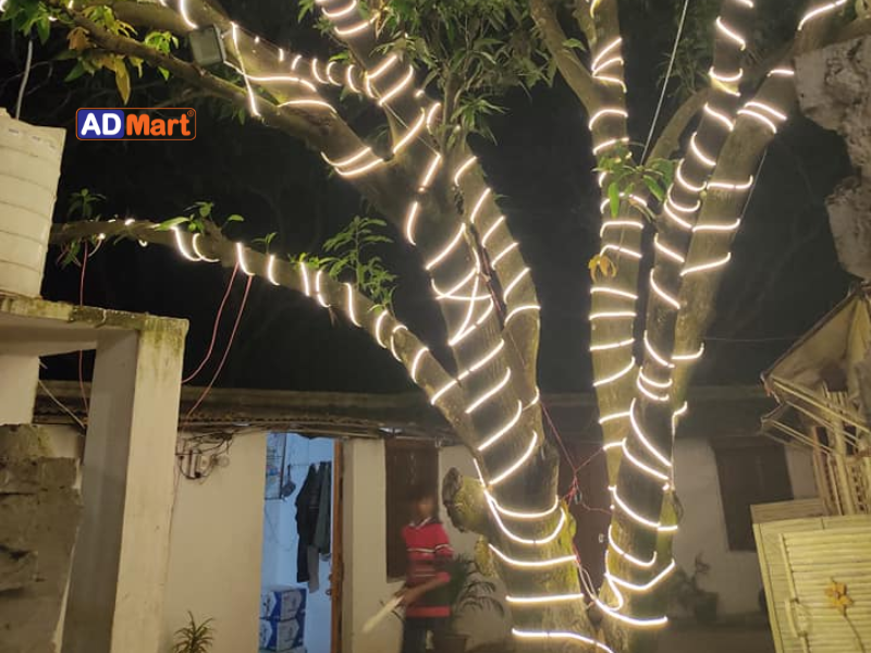 Ứng dụng của đèn LED quấn cây ngoài trời