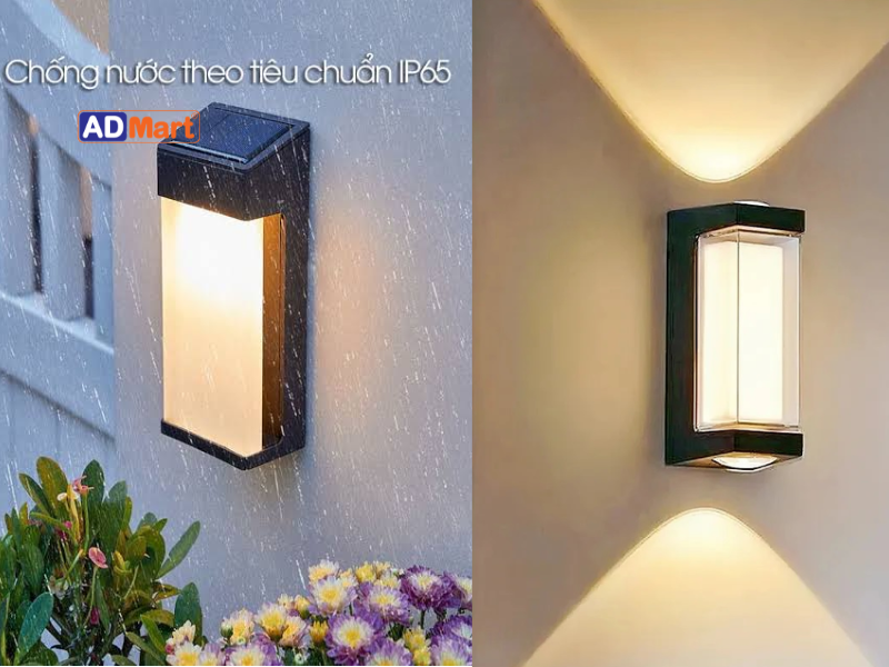 Đèn tường chống nước ngoài trời: Bền bỉ, an toàn khi sử dụng
