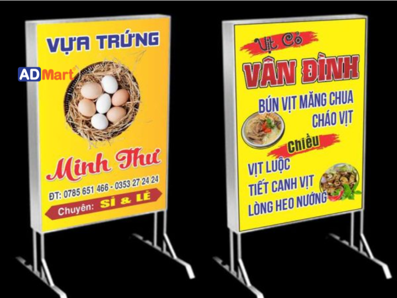 Tổng hợp một số loại hộp đèn bảng hiệu quảng cáo phổ biến
