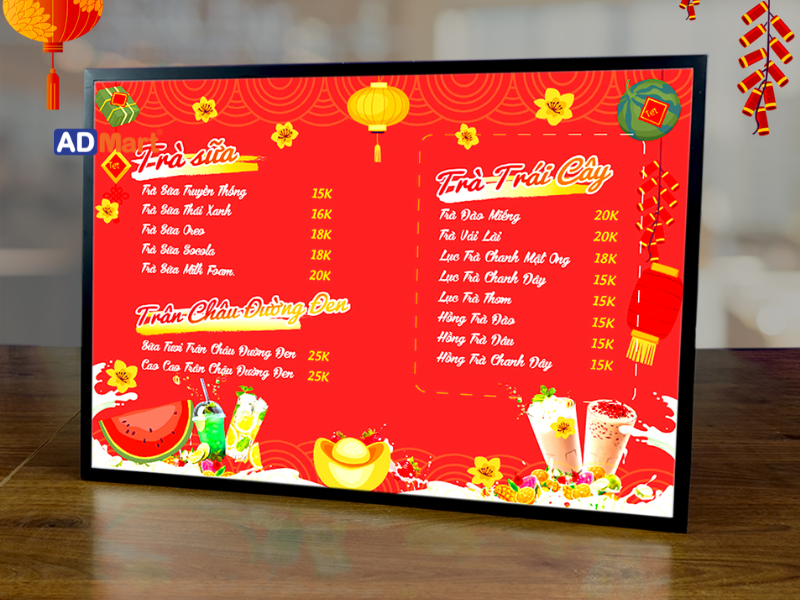 Mục đích và phân loại hộp đèn menu