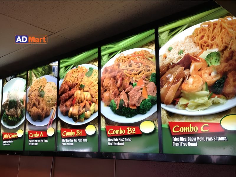 Hộp đèn menu cho chuỗi cửa hàng cần đáp ứng những tiêu chí nào?