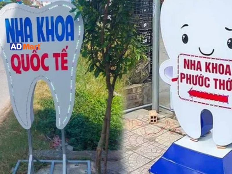 Vì sao cần phải sử dụng bảng hiệu hộp đèn nha khoa?