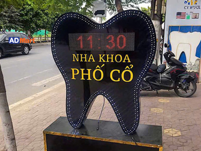 Vì sao cần phải sử dụng bảng hiệu hộp đèn nha khoa?