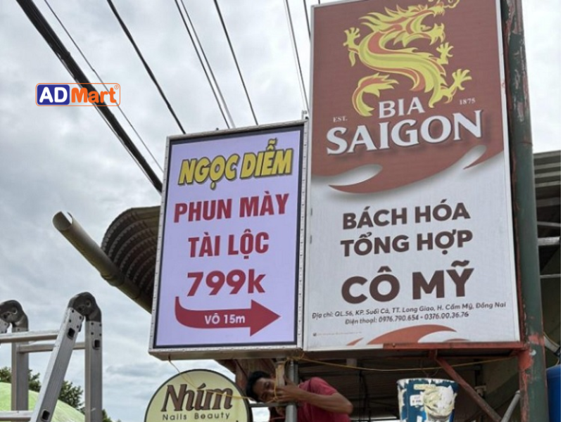 Tiêu chí lựa chọn vật tư làm hộp đèn quảng cáo nhà hàng