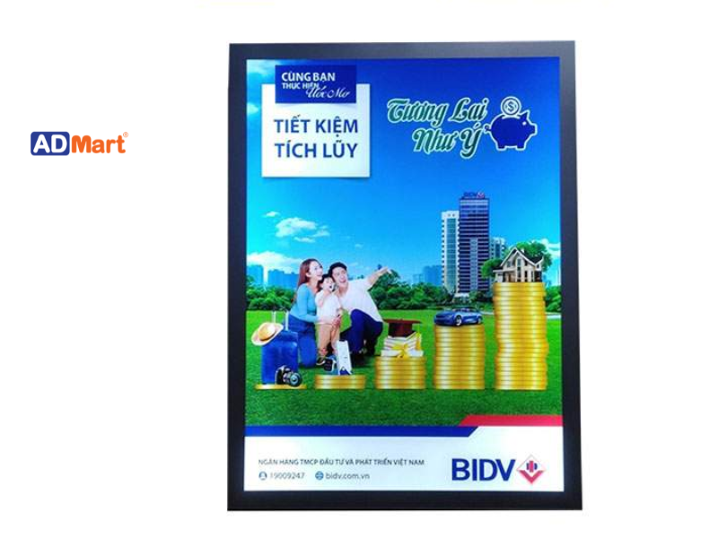 Ứng dụng nổi bật của hộp đèn siêu mỏng nắp hít