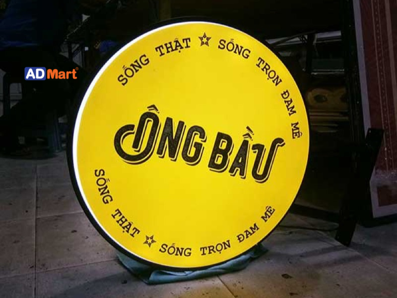 Ưu điểm nổi bật của hộp đèn tròn 60cm 