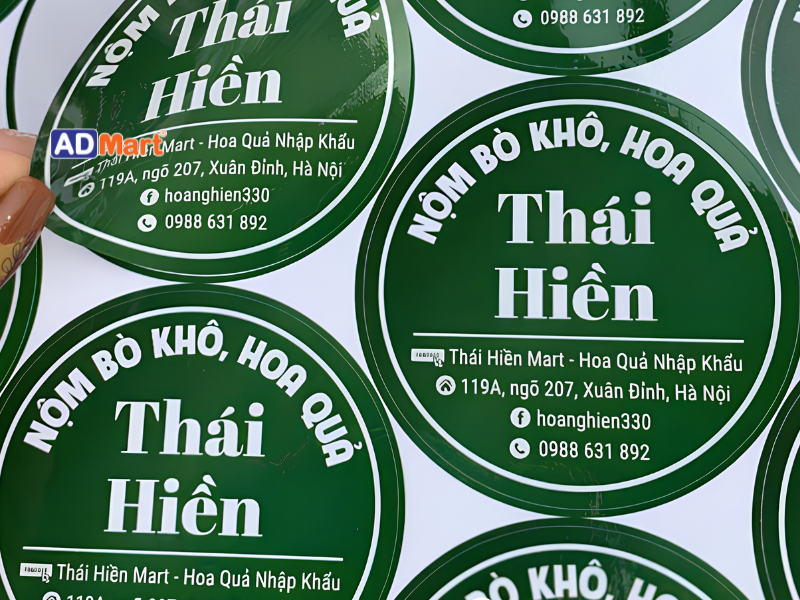 In logo theo yêu cầu là gì?